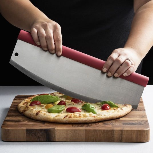 Cousin Luca's Rocking Pizza Cutter with Blade Guard