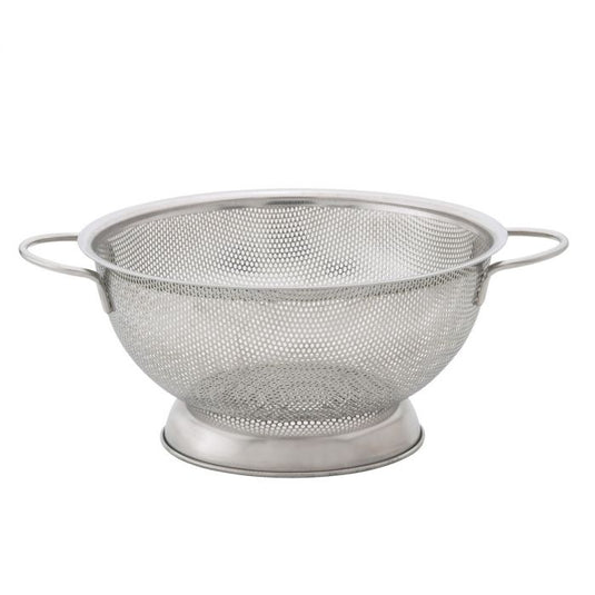 HIC Kitchen Perforated Colander with Handles, 10in