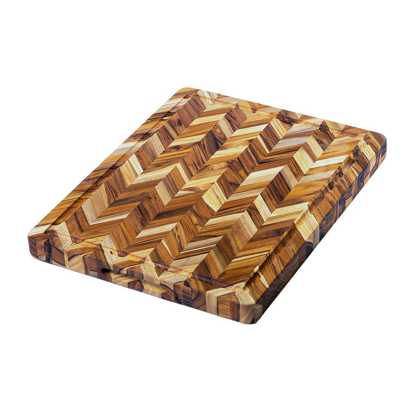 Load image into Gallery viewer, Teakhaus 323 Herringbone Cutting Board (L)
