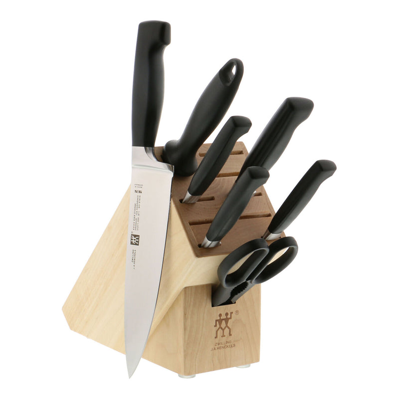 Load image into Gallery viewer, Zwilling Four Star 8pc Anniversary Knife Block Set **Flash Sale
