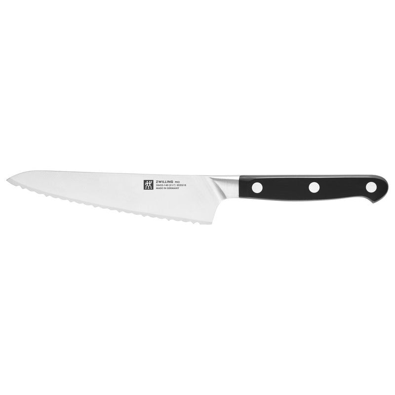 Load image into Gallery viewer, Zwilling Pro 5.5" Inverted Serrated Edge Prep Knife
