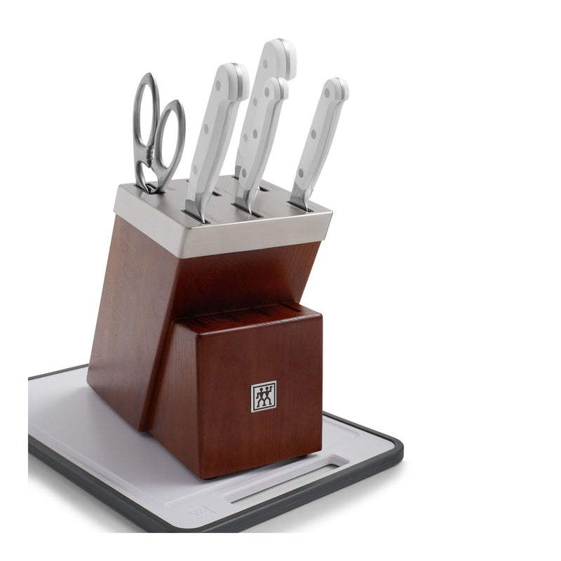 Load image into Gallery viewer, Zwilling Pro Le Blanc 7-Piece Self-Sharpening Knife Block Set
