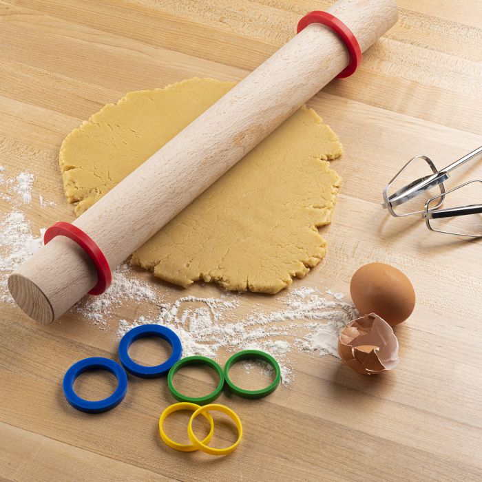 Load image into Gallery viewer, Mrs. Anderson's Baking Silicone Rolling Pin Rings 8pc Set
