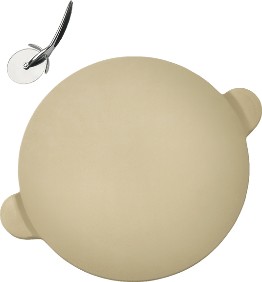Napoleon PRO Pizza Stone with Pizza Wheel 70001
