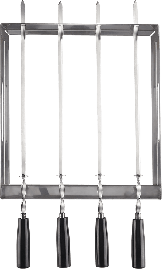 Napoleon PRO Stainless Steel Rotating Skewer Rack 70014