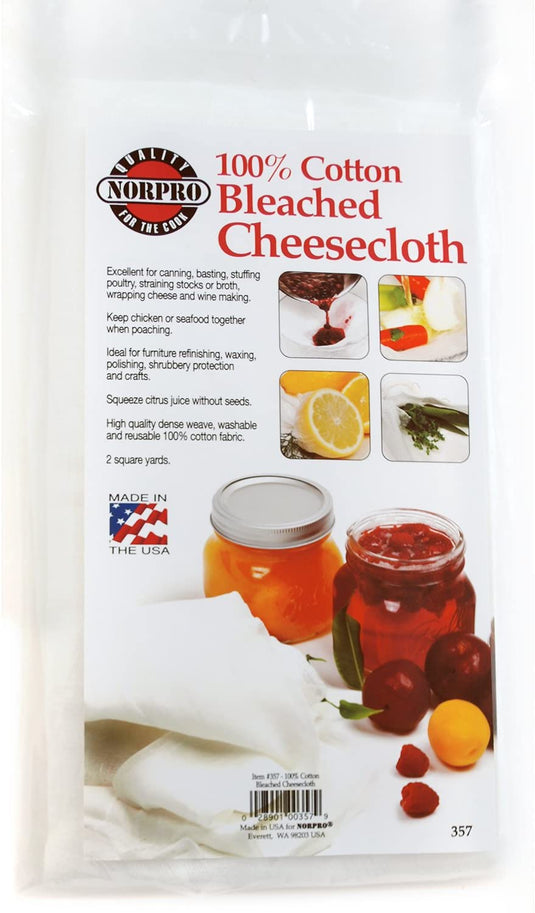 Norpro 100% Cotton Bleached Cheesecloth