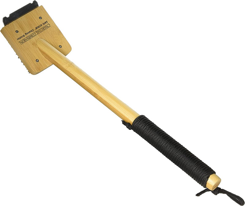 Load image into Gallery viewer, Charcoal Companion Safe-Scrub Bamboo Grill Brush
