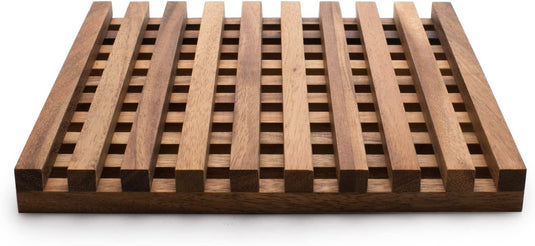 Ironwood Gourmet Venetian Acacia Wood Trivet 28636