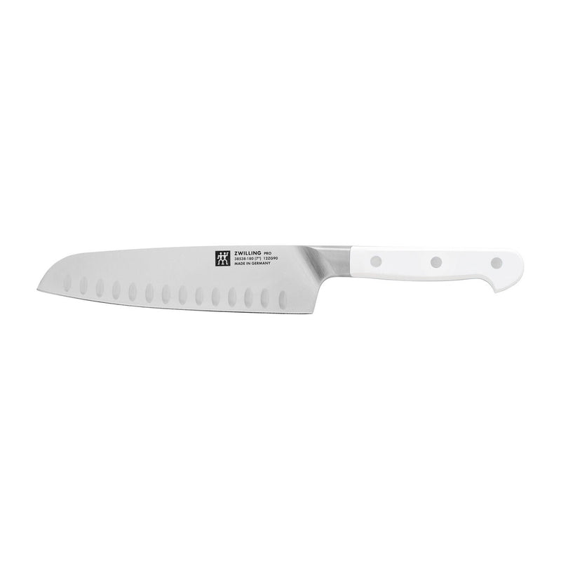 Load image into Gallery viewer, Zwilling Pro Le Blanc 7" Hollow Edge Slim Santoku Knife
