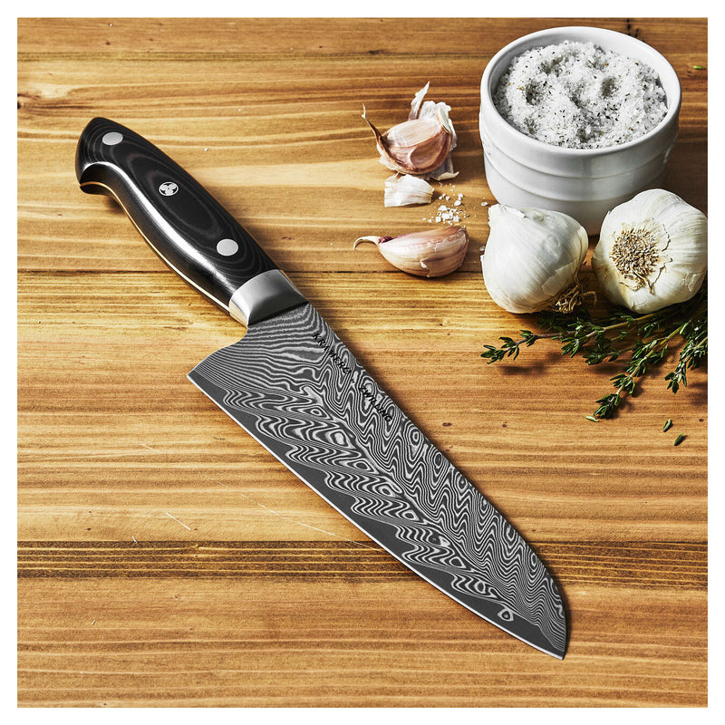 Load image into Gallery viewer, Zwilling Bob Kramer – Euroline Stainless Damascus Collection: 7" Santoku Knife
