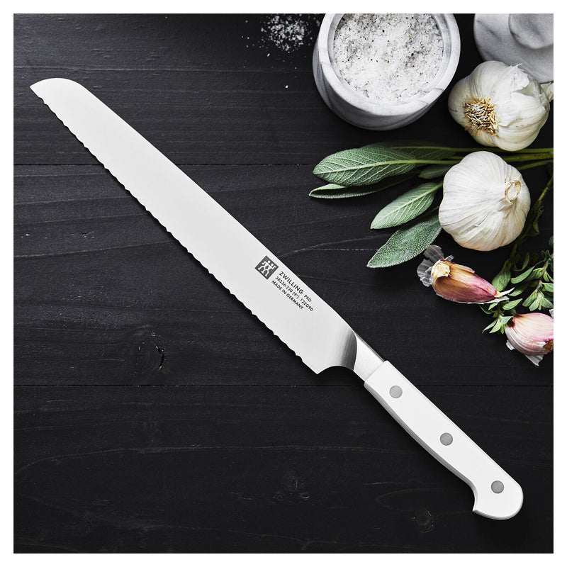 Load image into Gallery viewer, Zwilling Pro Le Blanc 9" Bread Knife
