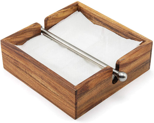 Ironwood Acacia Wood Napkin Holder 28982