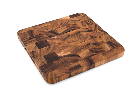 Ironwood Acacia Wood OSLO End Grain Square Cut utility board 28736