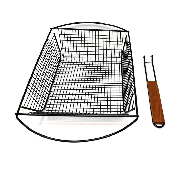 Load image into Gallery viewer, Norpro Nonstick Deluxe Grill Basket w/ Removable Handle

