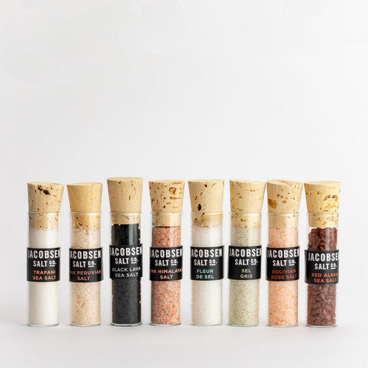 Jacobsen Salt Co. Eight Vial Sourced Salt Set