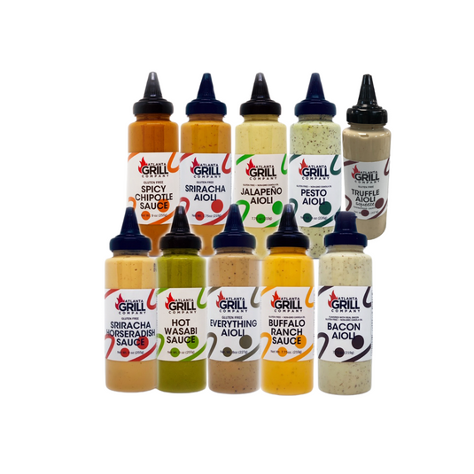 Atlanta Grill Company: Squeeze Bottle Sauce Set (10 sauces)