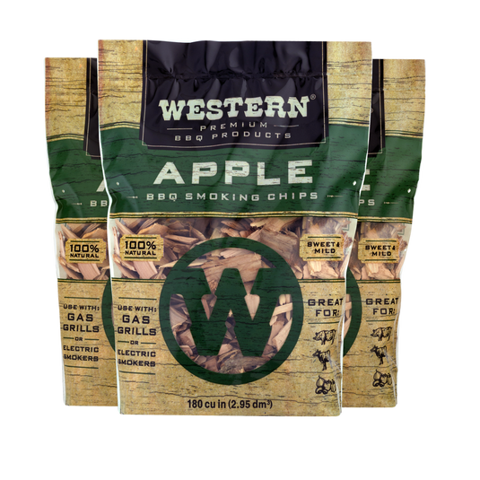 Western Apple Wood BBQ Smoking Chips