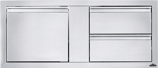 Napoleon 42" X 16" Single Door & Double Drawer Combo BI-4216-1D2DR *Flash Sale