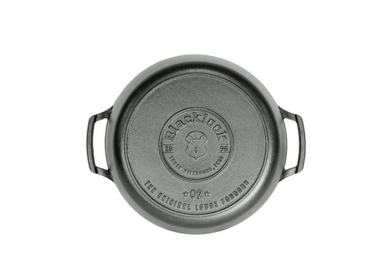 Load image into Gallery viewer, Lodge Blacklock *02* 5.5 Quart Triple Seasoned Cast Iron Dutch Oven
