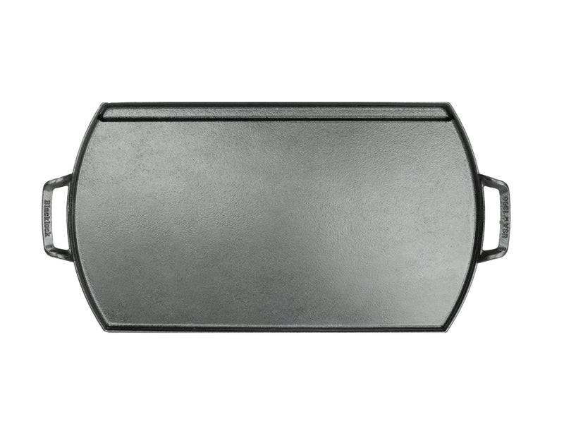 Load image into Gallery viewer, Lodge Blacklock *77* 10 x 20 Inch Triple Seasoned Cast Iron Double Burner Griddle
