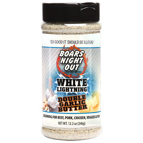 Boars Night Out White Lightning w/ Double Garlic Butter