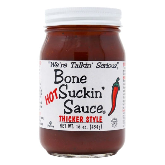 Bone Suckin' Sauce, Hot, Thicker Style, 16 oz.