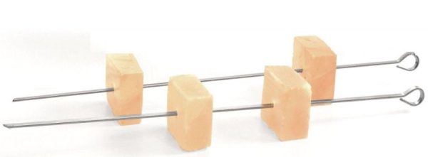 Load image into Gallery viewer, Charcoal Companion Himalayan Salt Cubes and Skewers Kabob Set
