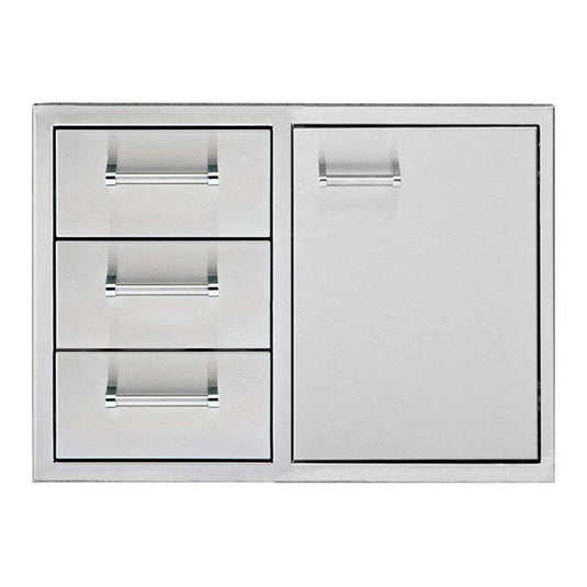 Delta Heat Door + Three Drawer Combo