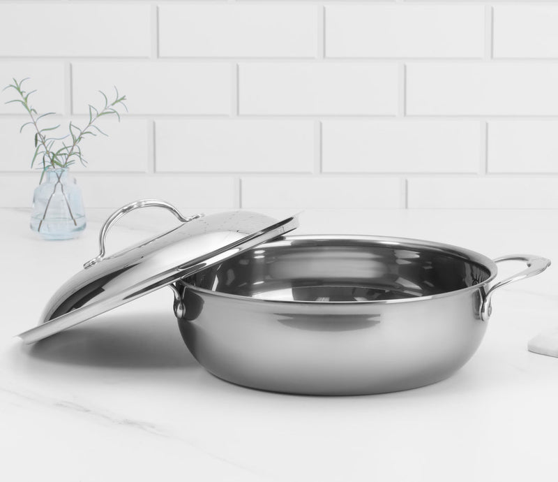 Load image into Gallery viewer, Hestan NanoBond Titanium Dutch Oven 5-Quart

