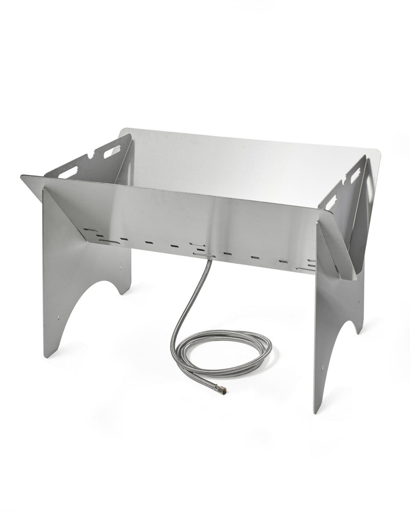 Load image into Gallery viewer, Pitts &amp; Spitts Stainless Steel Gas Firepit
