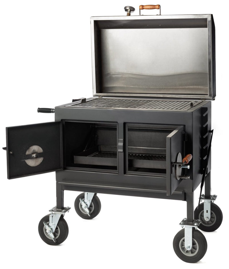 Load image into Gallery viewer, Flattop Adjustable Charcoal Grill
