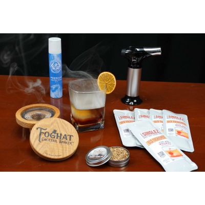 Load image into Gallery viewer, Foghat™ Smoked Old Fashioned Cocktail Kit W/ 5 Old Fashioned Cocktail Mixes
