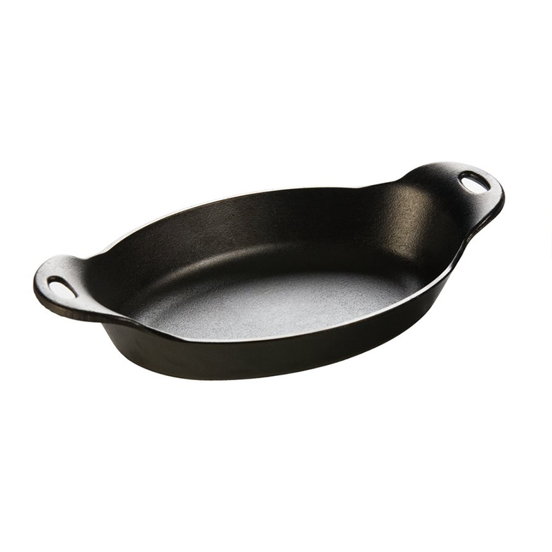 Load image into Gallery viewer, Lodge Heat-Treated 36 Ounce Oval Cast Iron Server
