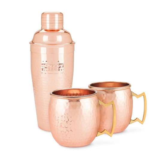Twine: Hammered Copper Bar Set