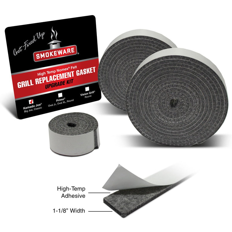 Load image into Gallery viewer, Smokeware Nomex® High Temp Felt Replacement Gaskets for Kamado Joe
