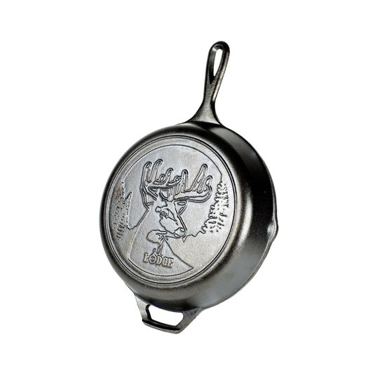 Lodge 10.25 Inch Skillet With Deer