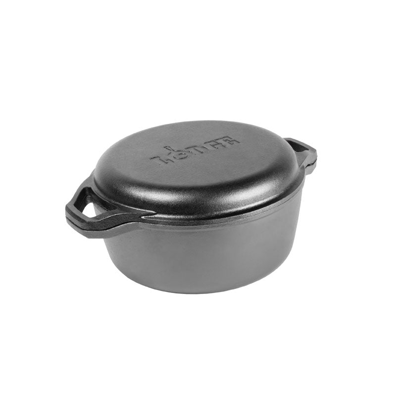 Load image into Gallery viewer, Lodge Chef Collection 6 Quart Double Dutch Oven
