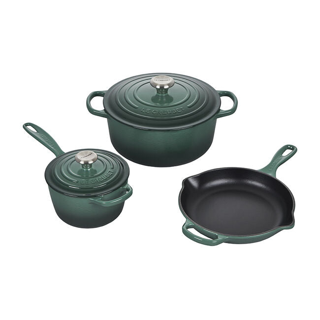 Load image into Gallery viewer, Le Creuset 5-Piece Signature Cast Iron Set
