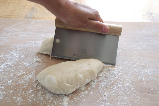 Pizzacraft Acacia Wood Pizza Dough Scraper