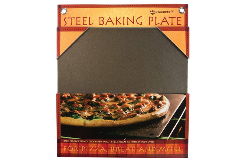Load image into Gallery viewer, Pizzacraft 14" Steel Square Baking Plate
