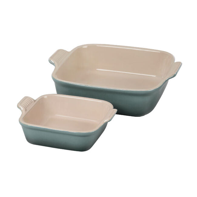 Load image into Gallery viewer, Le Creuset Heritage Square Baking Dishes, Set of 2
