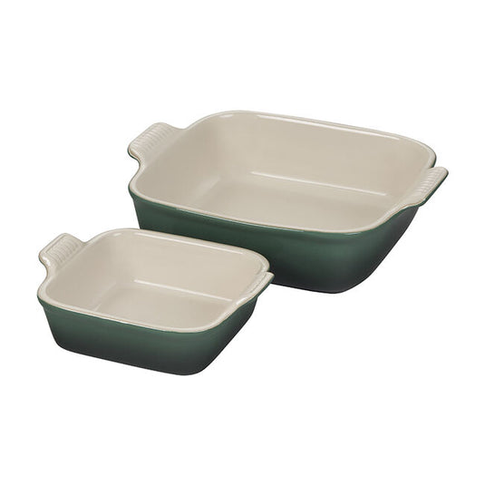 Le Creuset Heritage Square Baking Dishes, Set of 2