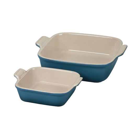 Le Creuset Heritage Square Baking Dishes, Set of 2