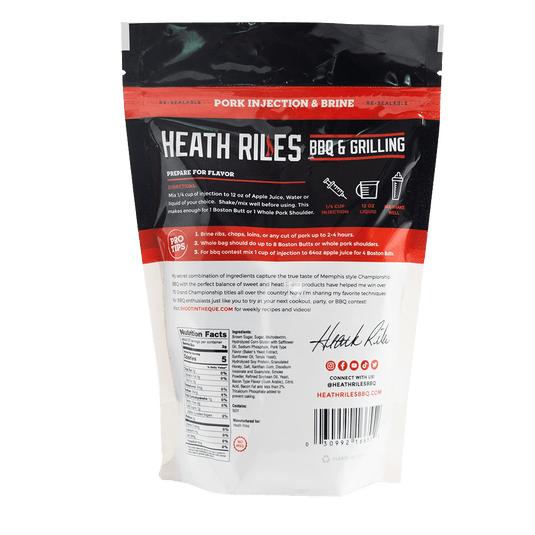 Heath Riles BBQ Pork Injection & Brine
