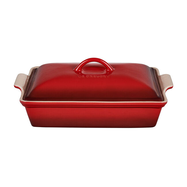 Load image into Gallery viewer, Le Creuset Heritage Covered Rectangular Casserole Dish 4 qt.
