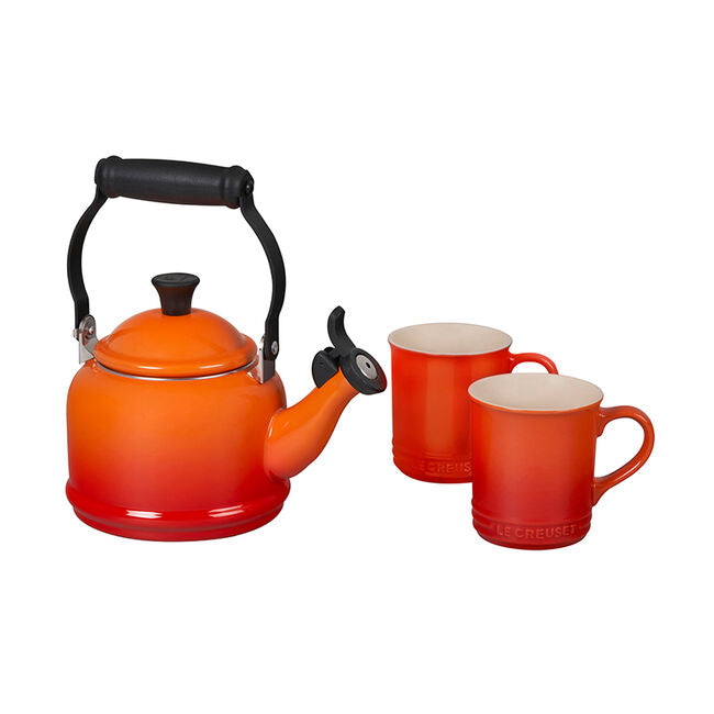 Load image into Gallery viewer, Le Creuset Demi Kettle and Mugs Set
