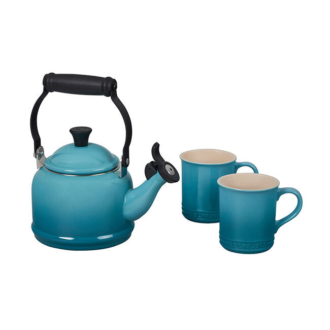 Load image into Gallery viewer, Le Creuset Demi Kettle and Mugs Set
