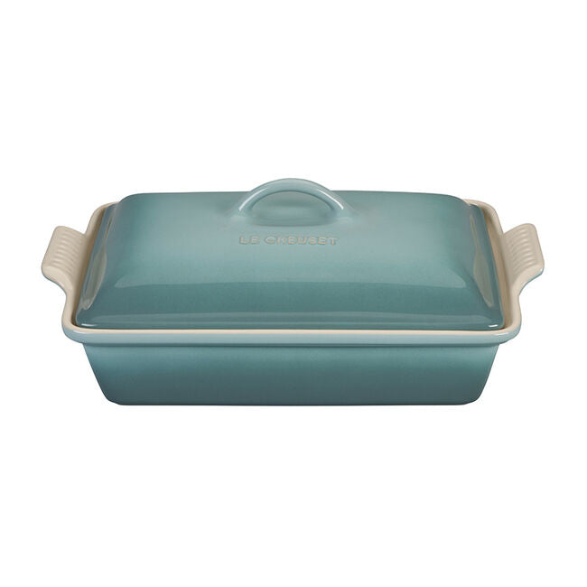 Load image into Gallery viewer, Le Creuset Heritage Covered Rectangular Casserole Dish 4 qt.
