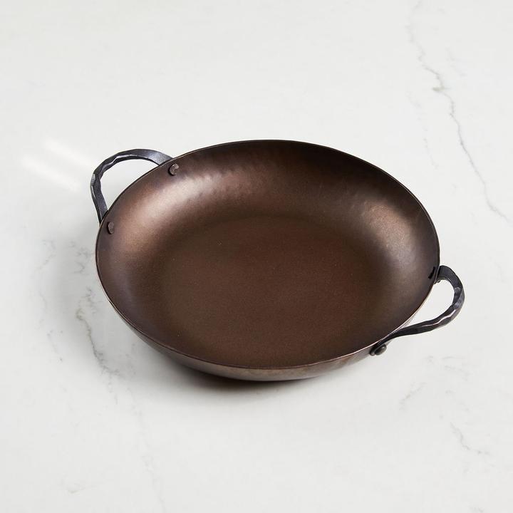 Load image into Gallery viewer, Smithey Ironware Carbon Steel Round Roaster
