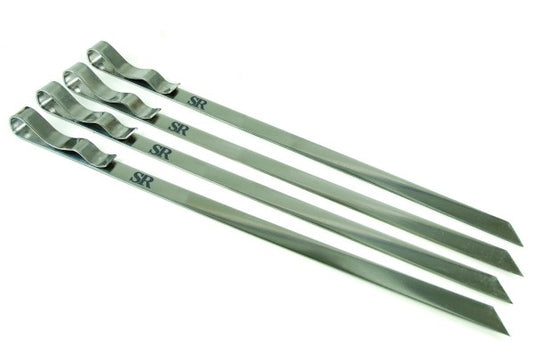 Steven Raichlen Wide Stainless Steel Skewers – Set of 6